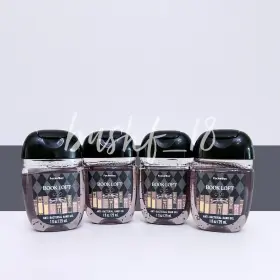 4-PACK BATH BODY WORKS Book Loft Pocketbac Sanitizers Fall