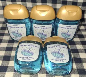 667659393435 BATH BODY WORKS Rainfall Pocketbac Sanitizers