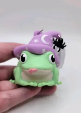 667659397556 BATH BODY WORKS Halloween Frog Witch Hat Holder