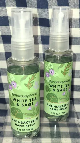 667659437801 BATH BODY WORKS Tea Sage Spray Sanitizer