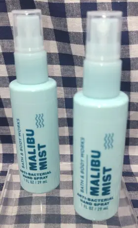 667659438051 BATH BODY WORKS Malibu Mist Spray Sanitizer