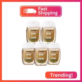 Bath & Body Works Pr-com-rt-x1057963 And Pocketbac Hand Sanitizers Warm Vanilla Sugar 5 Pack Bundle