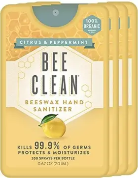 850017149144 BEE CLEAN Beeswax Sanitizer Pocket Spray Citrus