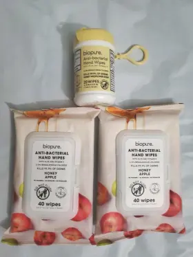 198926011276 BIOPURE Antibacterial Wipes Total