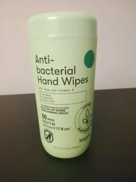 6000381348 BIOPURE Anti Bacterial Wipes