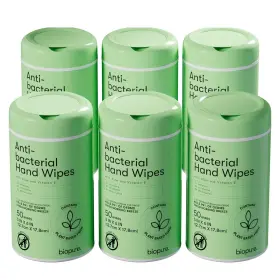 810116719464 BIOPURE Antibacterial Wipes Morning Breeze Aloe