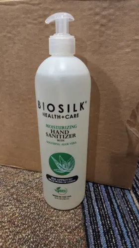 BSAVHS25 BIOSILK Moisturizing Sanitizer Aloe Vera
