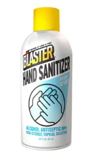 8HSSPRY BLASTER Pump Spray Sanitizer Alcohol Antiseptic