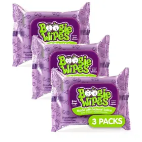 PPAX1306625 BOOGIE Saline Nose Wipes Baby Kids Body Vi