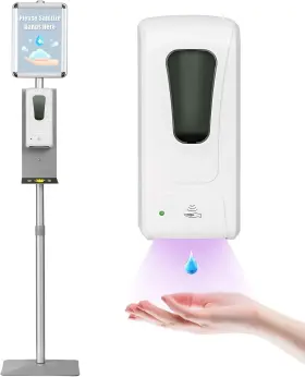 726084433335 BRANDED01 Automatic Sanitizer Dispenser Floor