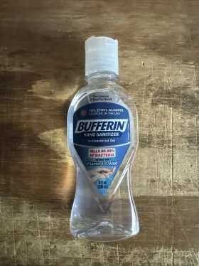6-50240-05578-2 BUFFERIN Sanitizer Gel Aloe Vitamin Ethyl