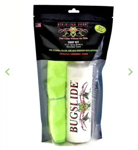 00400 BUGSLIDE Travel Cleaner Microfiber Towel Kit