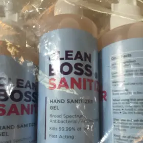 Clean Boss 8064881u6 Hand Sanitizer Gel Clear 8 Fl Oz Broad Spectrum Antibacterial