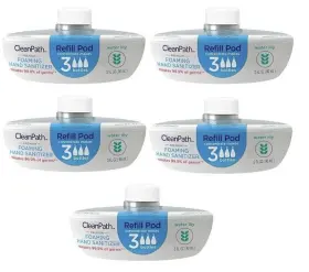 072785109056 CLEANPATH Pack Water Lily Foaming Sanitizer