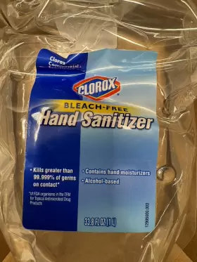 44600-01753 CLOROX Pack Sanitizer Unscented Refill Dispenser #2