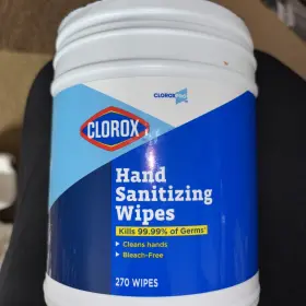 BB18892 CLOROX Sanitizing Wipes Bleach Benzalkinium Cl Kills