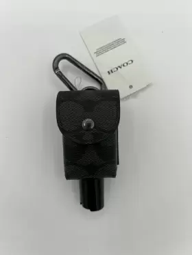 C5593 COACH Sanitizer Holder Canvas Calf