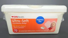 050428422830 CVS Cleansing Wipes Dispenser Dried Up Cloths