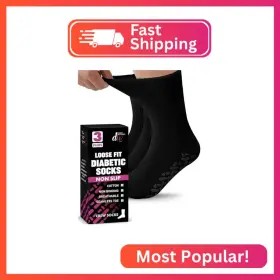 SCK-GRP-CRW-13 DEBRA WEITZNER Binding Loose Sock Slip Men