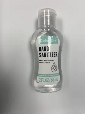 190430037971 DEFENDR Unscented Moisturizing Sanitizer Travel