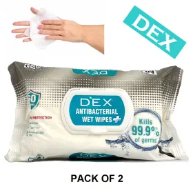 694965538597 DEX Antibacterial Alcohol Wipes