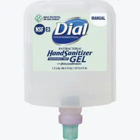 017000197081 DIAL Antibacterial Sanitizer Gel Manual Refill