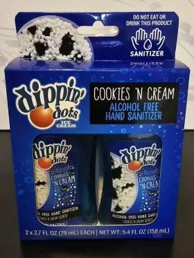 850014875275 DIPPIN DOTS Cream Sanitizer Pack Alcohol