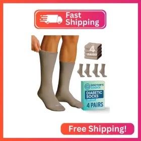 DC-949-10-MKH-LOG2 DOCTORS CHOICE Diabetic Socks Men Seamless