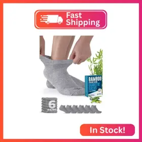 536LXL003 DOCTORS SELECT Viscose Ankle Diabetic Socks Women