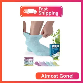 536SM007 DOCTORS SELECT Viscose Ankle Diabetic Socks Women