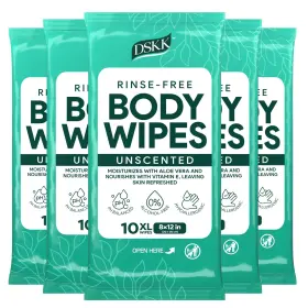SAWW50 DSKK Rinse Body Wipes Ultra Bathing Unscented