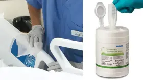 6000166 ECOLAB Canister Quaternary Disinfectant Med Wipes