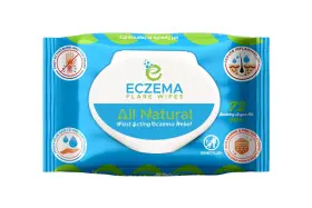 C44-B0BZZVRBXT ECZEMA FLARE WIPES Natural Acting Relief Anti