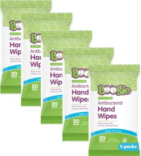 711181409550 ELEEO BRANDS Antibacterial Wipes Boogie Aloe