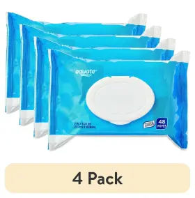 466972099921 EQUATE Pack Hypoallergenic Flushable Wipes Scent