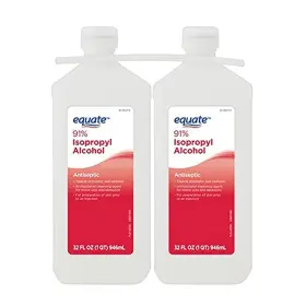 Equate B09h1cgp45 91 Isopropyl Alcohol Liquid Antiseptic 32 Fl Oz Twin Pack 979211867