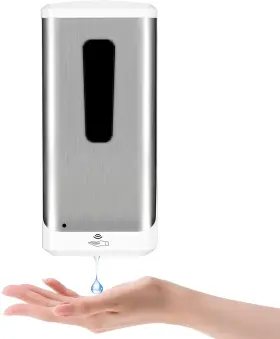 1308 ERUULE Touchless Wall Steel Sanitizer Dispenser