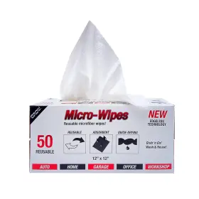 EU-MTD12-WHT-50 EUROW Microfiber Detailing Wipes Dispenser