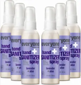 220022 EVERYONE Sanitizer Spray Lavender Aloe Pack