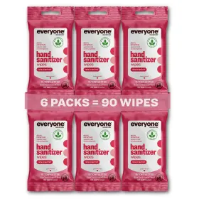 B08SJQWRWP EVERYONE FOR BODY Sanitizer Wipes Ruby Grapefruit