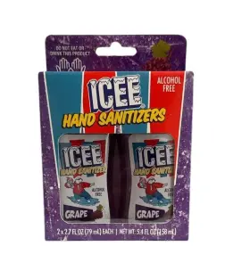 667550980963 FLEX BEAUTY LABS Sanitizer Bottles Icee Grape