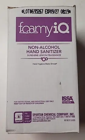 SPT-461000 FOAMY IQ Alcohol Sanitizer Lemon Scent