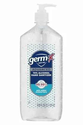 072785125094 GERM-X Advanced Sanitizer Drying Moisturizing