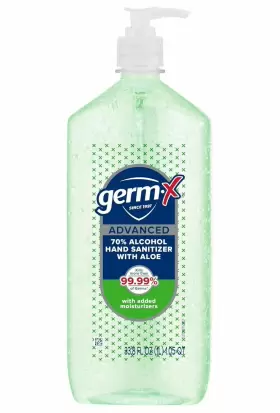 072785142978 GERM-X Advanced Moisturizing Sanitizer Aloe