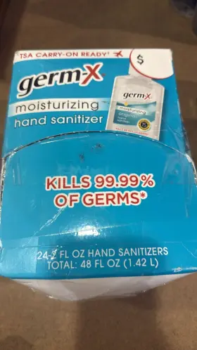 072785143371 GERM-X Moisturizing Sanitizer Gel