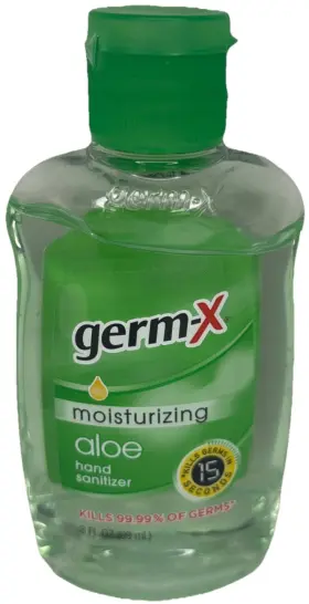 Germ-x 1000039259 Germ-x Moisturizing Hand Sanitizer With Aloe Travel Size 2oz Ships In 24 Hours