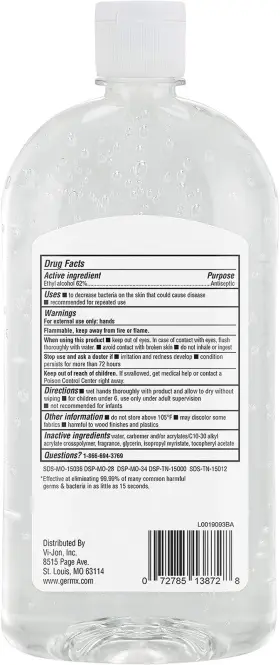 445056856868 GERM-X Sanitizer School Moisturizing Gel #3