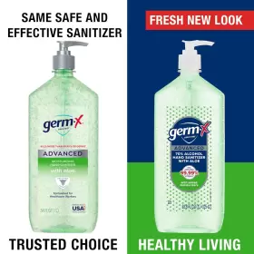313110168165 GERM-X ADVANCED Sanitizer Aloe Vitamin Drying #3