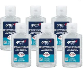 L0019744FB GERM-X Advanced Sanitizer Alcohol Pack Travel