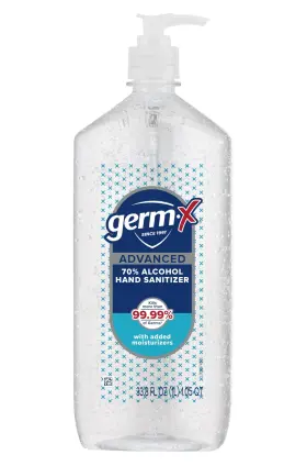 YODED2796 GERM-X Advanced Sanitizer Drying Moisturizing
